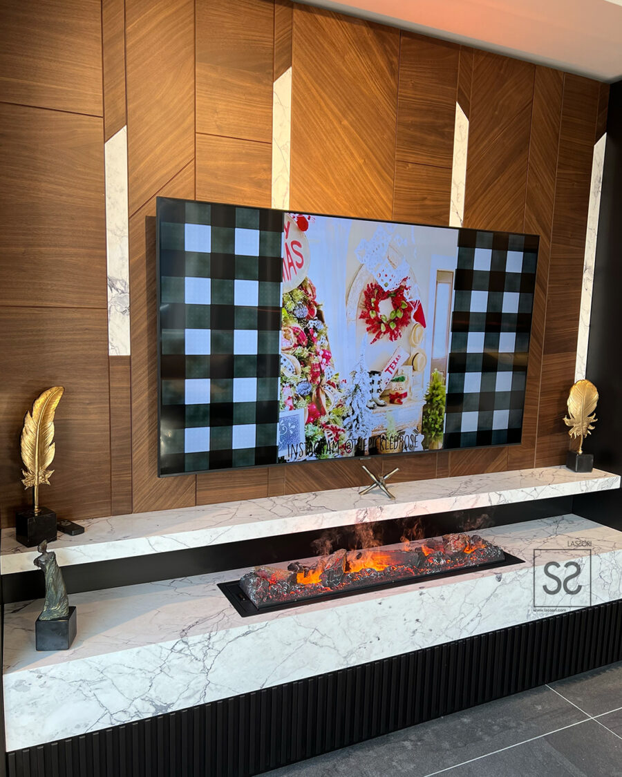 Buharlı Şömine – 150cm