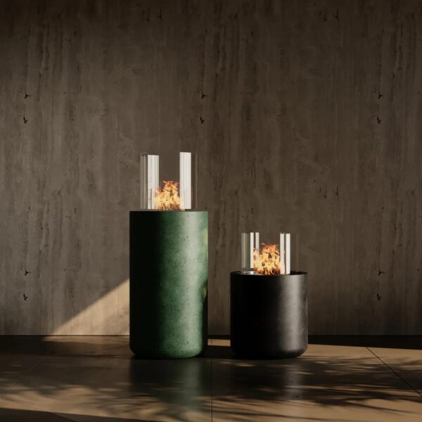 Touch Flame Hafif Beton Taşınabilir Bioethanol Şömine