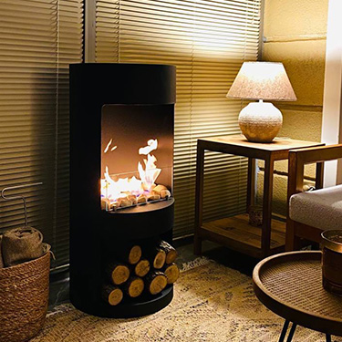 Duvara Monte Şömineler