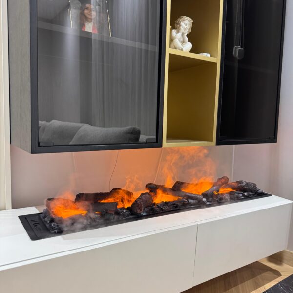 162 cm 3 Boyutlu Buharlı Şömine (Yerli)